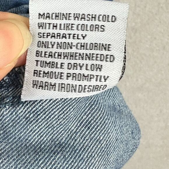 Revelation Tunic Top Denim Womens Size M Oversized Denim Two Front Pockets Lagen - Picture 8 of 10